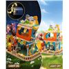Image 5 : 1 Cat Animal House "Lego" Style Building Block Toy Set; Buildable Cat House with LED Light - New