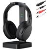 Image 1 : 1 ANSTEN 2.4G Hi-Fi Audio Wireless TV Headphones w/ Charging Dock; 197FT Range/10hr Play - NEW