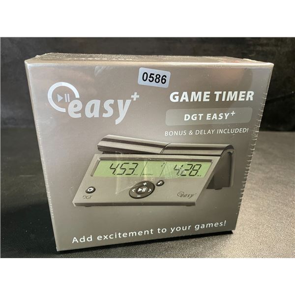 1 DGT Easy+ Digital Game Timer for Board Games/Chess - New Sealed