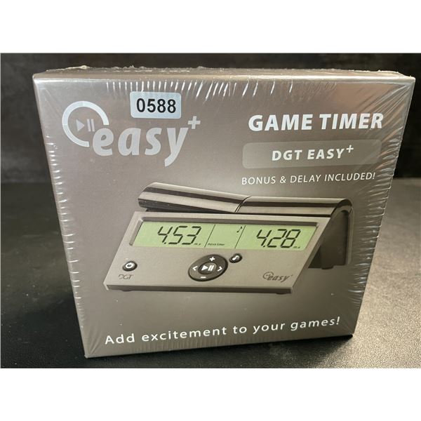 1 DGT Easy+ Digital Game Timer for Board Games/Chess - New Sealed
