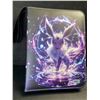 Image 1 : 1 Leather Premium Pokemon Card Storage Binder - Pickachu/Charizard Design - New