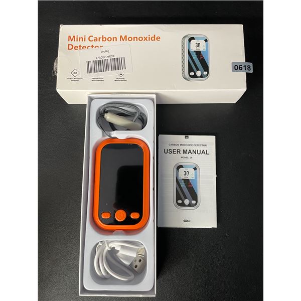 1 Mini Carbon Monoxide Detector Tool - New