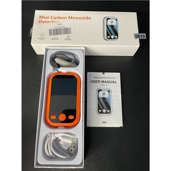 1 Mini Carbon Monoxide Detector Tool - New