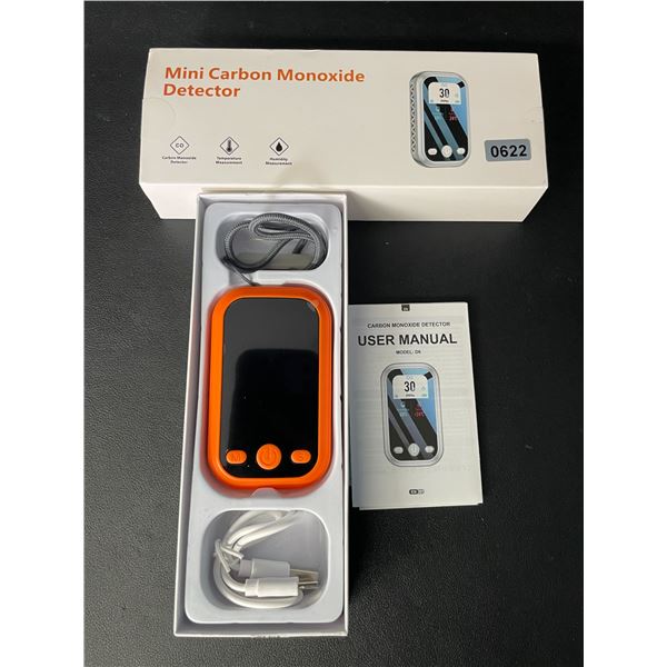 1 Mini Carbon Monoxide Detector Tool - New