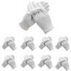 Image 1 : 1 Pack of White Cotton Work Gloves - 48PCS/24 Pairs of Gloves - New