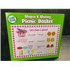 Image 2 : 1 Leap Frog Shapes & Sharing Picnic Basket Toy Play Set - For Ages 6+ Months - Brand New