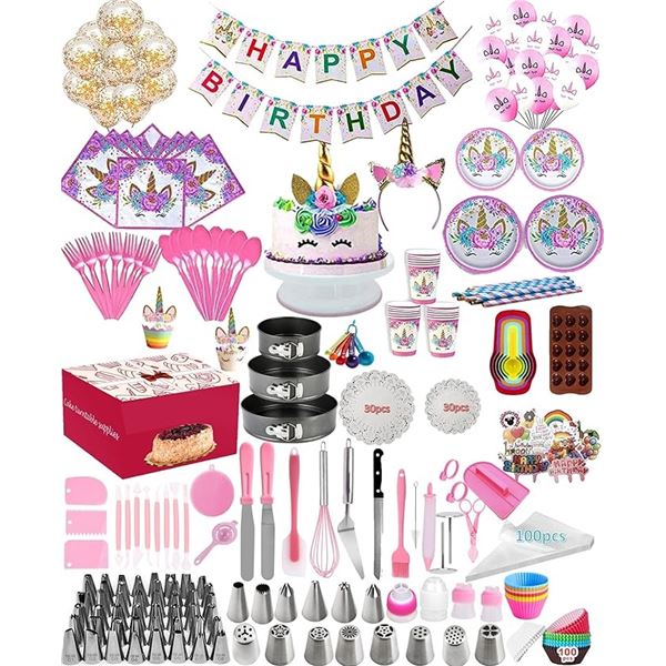 542PC Cake Decorating Supply Set/Baking Set - New in Box!