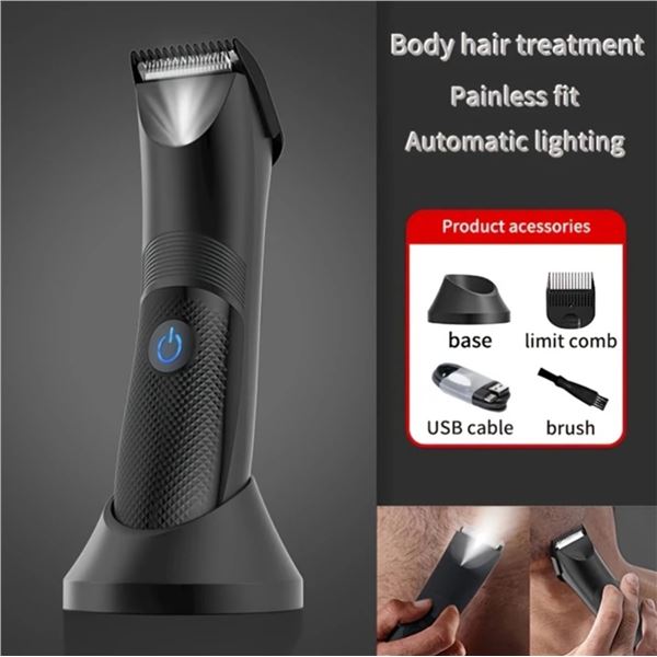 1 Electric All Over Body Trimmer Waterproof and USB C Rechargeable - New