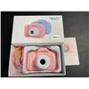 Image 2 : 1 Kids Pink Digital Camera; 2.0inch HD 1080P 4X Digital Zoom - Toy/Portable Kids Camera - New
