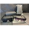 Image 1 : 2 Boxes of Oversized Square Big Frame Trendy Sunglasses (2 Per Box/4 Pairs Total) - New