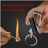 Image 4 : 1 Survival Multitool Keychain Flint Lighter with Bottle Opener - New