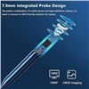 Image 8 : 1 Industrial Endoscope Inspection Camera; 7.9mm Borescope; Android/iOS Compatible - New