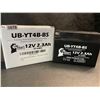 Image 2 : 1 Upstart Factory Activated Sealed Lead-Acid 12V 2.3Ah Battery; Motorcycle/Powersport Battery NEW
