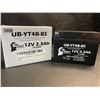 Image 2 : 1 Upstart Factory Activated Sealed Lead-Acid 12V 2.3Ah Battery; Motorcycle/Powersport Battery NEW