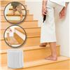 Image 5 : Skid Guard Anti-Slip Grip Tape for Stairs (4-Pack) 4in x 24in Size; Indoor/Outdoor Use - New