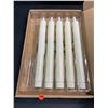 Image 2 : 5-Pack of 10" Ivory Flameless Taper Candles - Battery Operated Candles w/ Remote Control - New