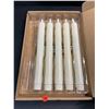 Image 2 : 5-Pack of 10" Ivory Flameless Taper Candles - Battery Operated Candles w/ Remote Control - New