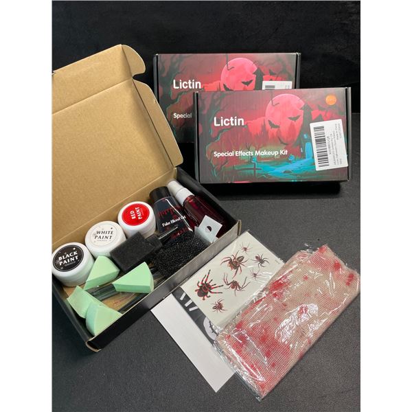 3 Lictin Special Effects Makeup/Face Paint Kits - New