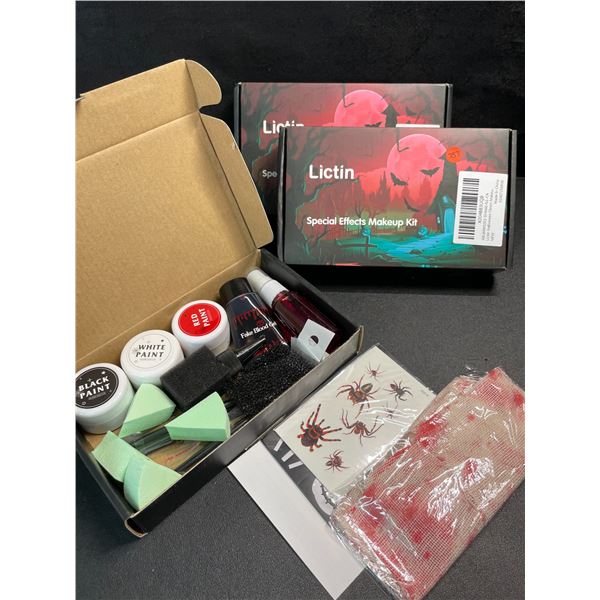 3 Lictin Special Effects Makeup/Face Paint Kits - New