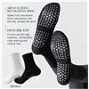 Image 4 : 6 Pairs of Yoga/Pilates Grip Bottom Cushioned Socks; Non-Slip Socks - New