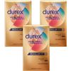 Image 1 : 3 Boxes of Durex Real Feel Non-Latex Regular Fit Condoms (10 Per Pack) - Sealed (Exp: 3/1/2026)