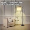 Image 9 : 1 Modern Arc LED Standing Floor Lamp for Living Room; 9W/1000LM Floor Lamp - New/Dmg Box*