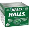 Image 1 : Halls Mentho-Lyptus Cool Mint Cough Drops/Throat Lozenges; 20 Packs of 9 Lozenges Each - New