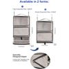 Image 5 : 1 Elezay Hanging Garment Organizer; Great for Travel/Space-Saving - XXL; Grey - New