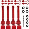 Image 1 : 33PC Gas Can Nozzle Replacement Kit - Brand New