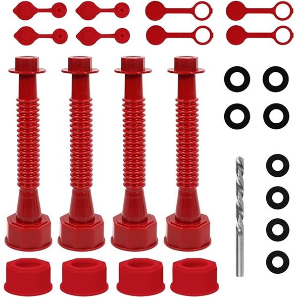 33PC Gas Can Nozzle Replacement Kit - Brand New