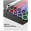 Image 2 : 1 Supreme Touch 300-Piece Authentic Casino Feel Composite Iron Core Poker Chip Set - New