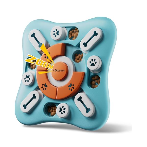 1 Interactive Pet Slow Feeder for Small Medium or Large Dogs - New