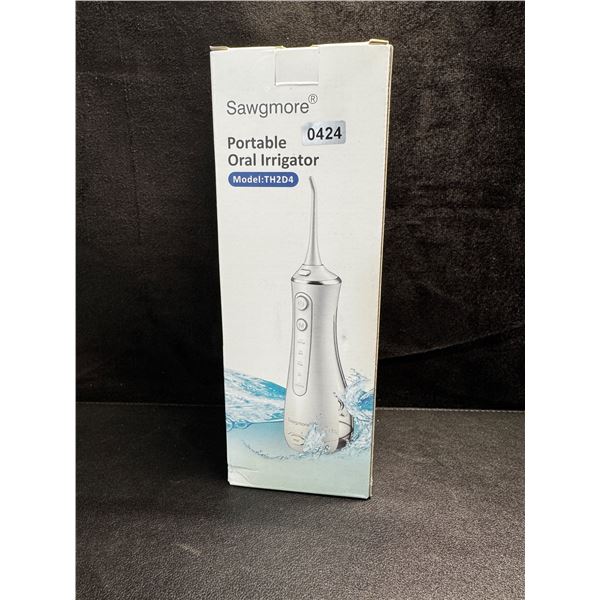 1 Sawgmore Portable Rechargeable Oral Dental Irrigator with Attachments - New