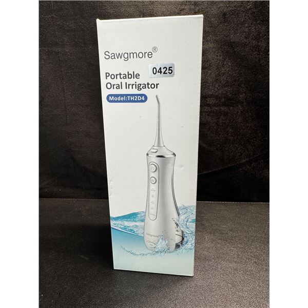 1 Sawgmore Portable Rechargeable Oral Dental Irrigator with Attachments - New