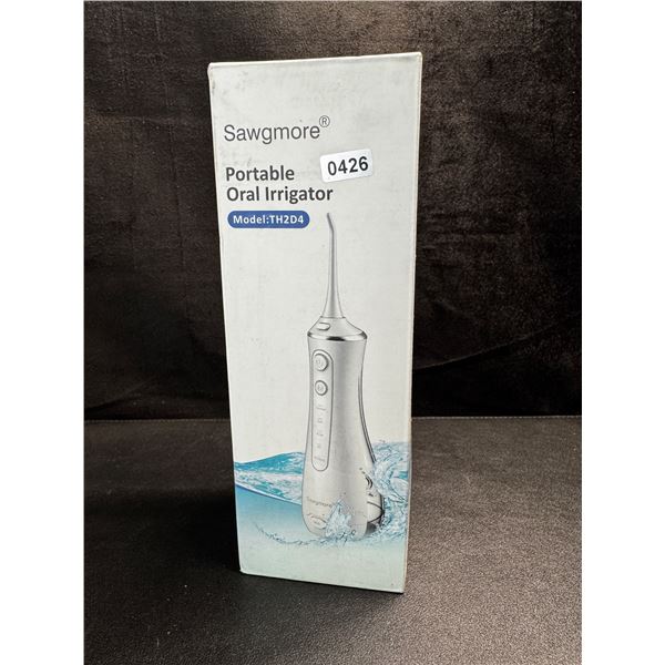 1 Sawgmore Portable Rechargeable Oral Dental Irrigator with Attachments - New