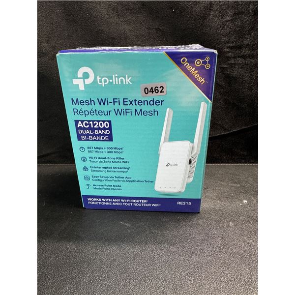 1 TP-Link AC1200 Mesh Wifi Extender - New