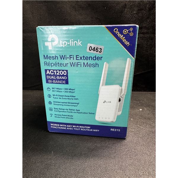 1 TP-Link AC1200 Mesh Wifi Extender - New