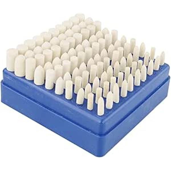 100PC Polishing/Buffing Head Bit Attachments for Rotary Tools - New