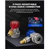 Image 2 : 2 Packs of R134A Quick Coupler Adapters/AC Hose Fittings; 2 Per Pack/4 Total - New