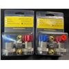 Image 3 : 2 Packs of R134A Quick Coupler Adapters/AC Hose Fittings; 2 Per Pack/4 Total - New