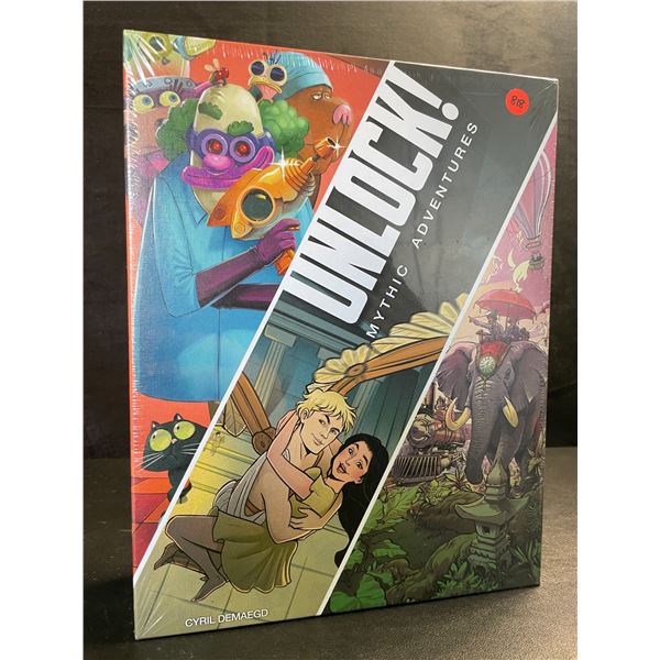 1 Unlock! Mythic Adventures Board Game; Inspired By Escape Rooms (1-6 Players) - New Sealed