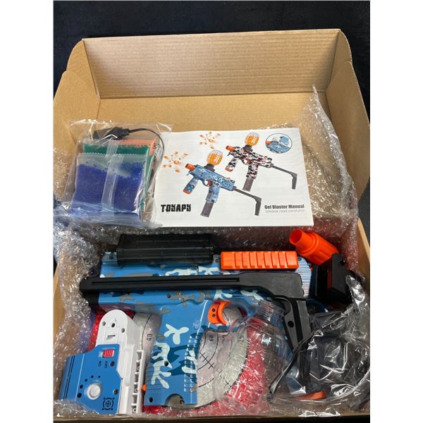 1 Toyapy MP9 Electric Gel Ball Blaster Gun Toy w/ Gel Beads/Ammo - Automatic/Rechargeable - New