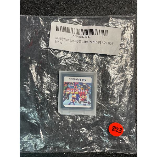 1 502-in-1 Game Cartridge for Nintendo DS - Loaded with 502+ Games! New