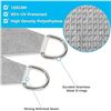 Image 5 : 1 Vaslon Sun Shade Sail (10FT x 13FT) Rectangle UV Blocking Canopy for Patio/Backyard (Grey) - New