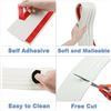Image 6 : 1 Roll Flexible Baseboard Molding Trim; Rubber Self-Adhesive Wall Trim - 4" x 16.4FT Size - New