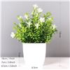 Image 4 : Set of 4 Small Artificial Table Plants/Flowers for Decor - New