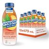 Image 1 : 1 Case of Snapple Zero Peach Tea - 12 x 463ml Bottles - BB: AL 24/2025