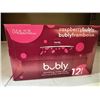 Image 3 : 1 Case of Raspberry Bubly Sparkling Water Beverages - 12 x 355ml Cans - BB: AL 07/2025