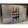 Image 2 : 1 Case of Diet Pepsi Pop - 12 x 355ml Cans - BB: JL 07/2025