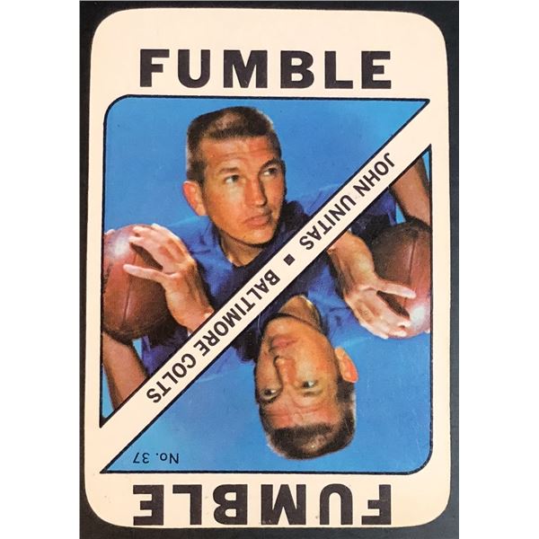 1971 TOPPS JOHNNY UNITAS (HOF)